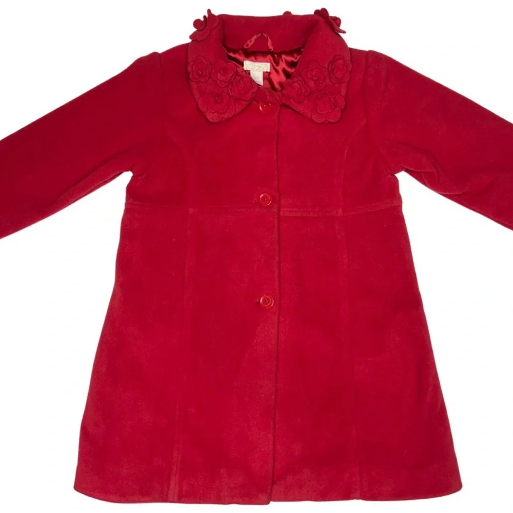 Children's‎ Place Fleece Floral Collar Jacket